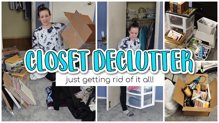 DECLUTTERING MY CLOSET // GETTING RID OF MY STUFF ...
