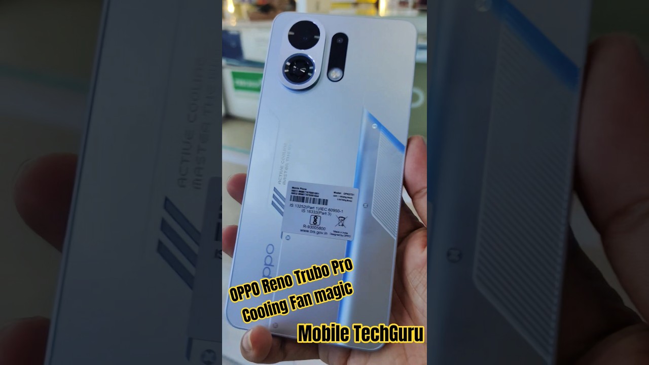 OPPO Reno Turbo Pro Cooling Fan magic 🪄✨ 