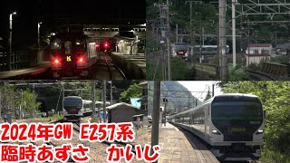 2024年GW E257系臨時あずさ　かいじ