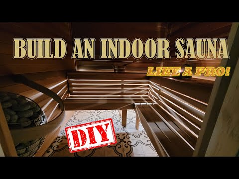 Wideo: Sauna zrób to sam na balkonie: pomysły i opcje, normy i wymagania, instrukcje instalacji krok po kroku, zdjęcie