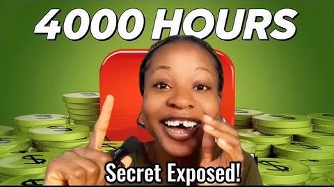 Hoe je SNEL 4.000 kijkuren krijgt (Het echte geheim dat niemand je vertelt!)