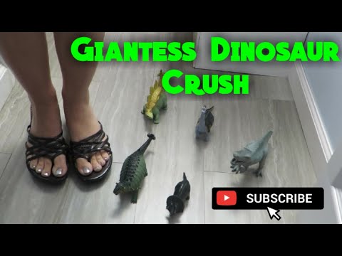 Another Theory on How Dinosaurs Became Extinct! Giantess Crush *FETISH-ASMR* 18+