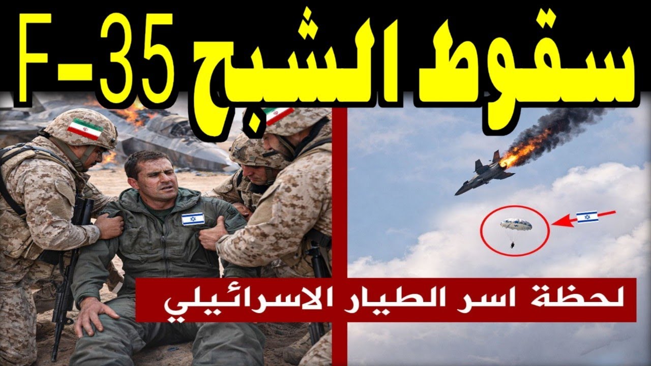  الحرس الثوري يصطاد الشبح F-35 ويأسر طيارها حيا.. صواريخ ايران تدك ناطحات السحاب في تل ابيب الان 