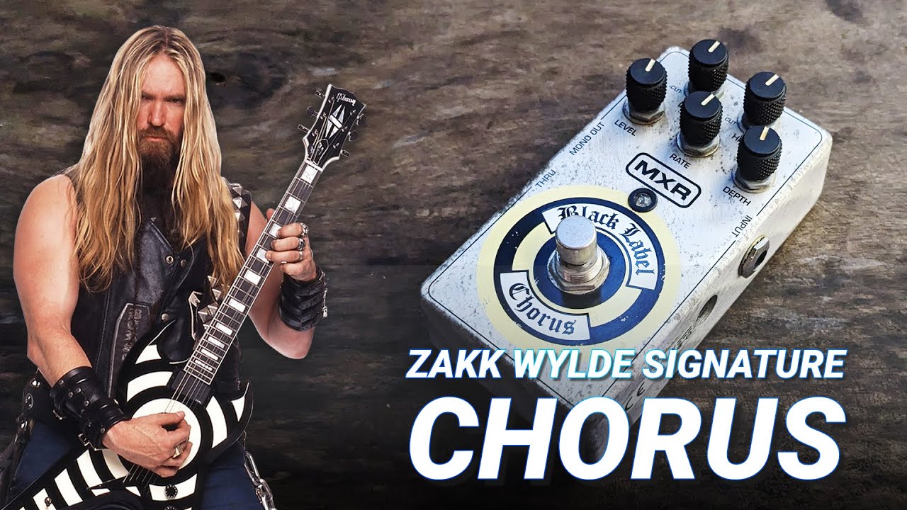 ギター MXR Black Label Chorus MXR ZW38 Black Label Chorus Pedal | Sweetwater