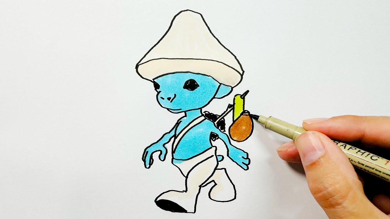 How To Draw Smurf Cat 