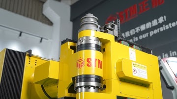 All electric left and right CNC pipe bending machine rotative head push bending tube bender