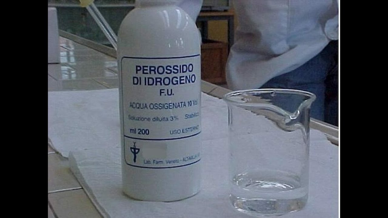 Determinazione del perossido di idrogeno in una confezione commerciale di  acqua ossigenata 