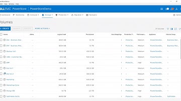 Dell EMC PowerStore Manager  - Add Volumes and Hosts Demo