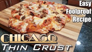 Chicago Cracker Crust Pizza Recipe | Tavern Style