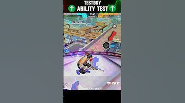 Testboy Character Skill Test 🔥 New Character #shorts #freefire