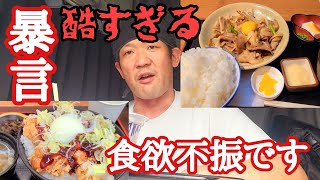 【長距離トラック】さすがに酷すぎる受付の暴言…バラ積みよりキツイ…食欲不振ですw【藤枝PA上りスタミナ定食】【みどり湖上りてりたま山賊焼丼】【Japanese food】