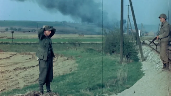 The End of the War in Colour - The Americans at the Elbe UNCENSORED FOOTAGE