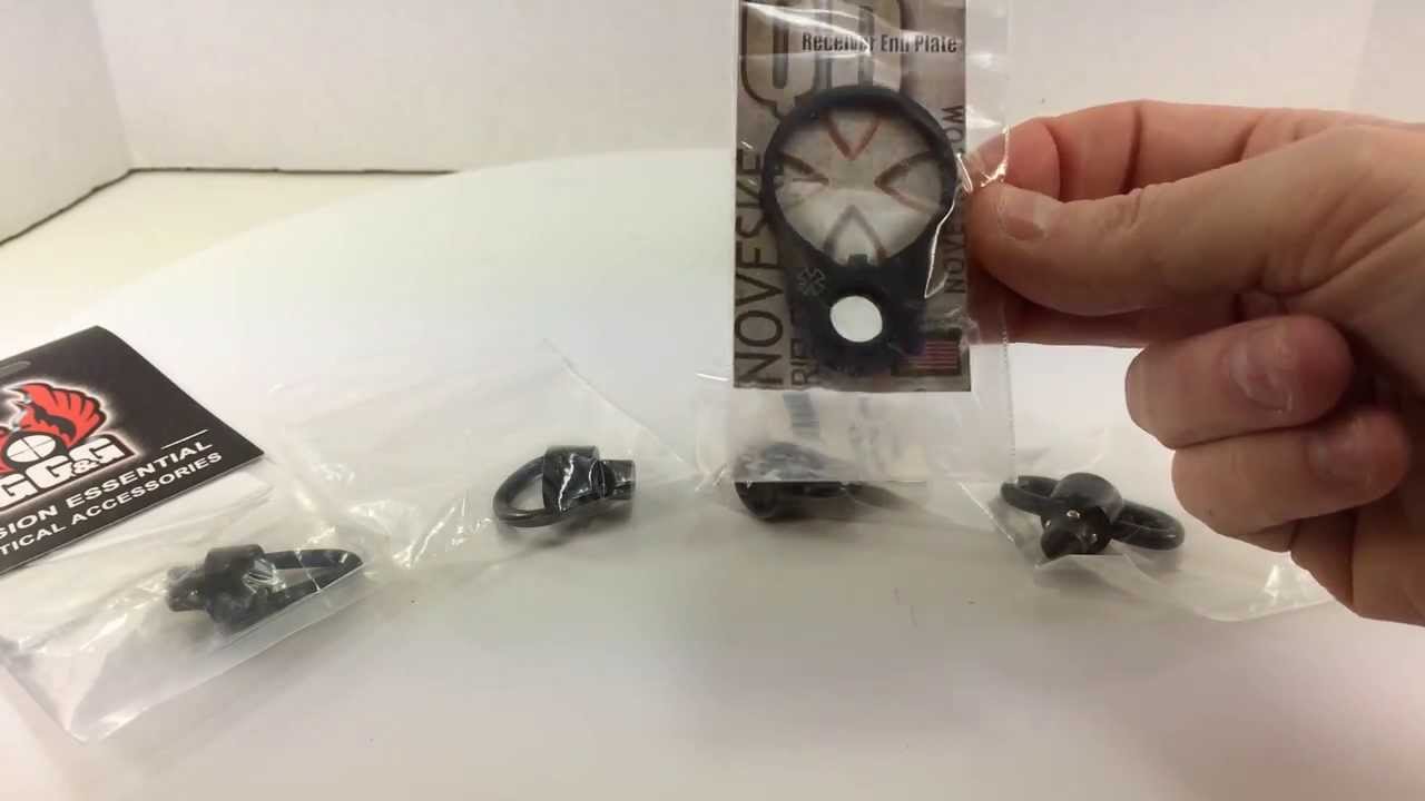 AR15 QD latch plate options & QD sling mounts A review of several