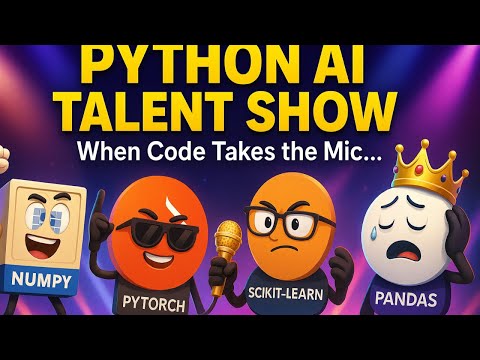 PYTHON AI Stars SHINE on Stage Tonight! #ai #python #movie #numpy #animation #pytorch