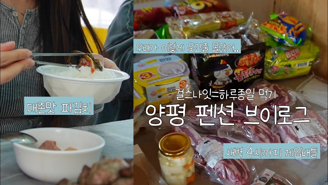 vlog) 고딩 친구들과 양평 펜션 브이로그 | 숯불 바베큐, 단체로 가기 좋은 에어비앤비 추천, 휴대용 조명 라이트밸런스 SL-750