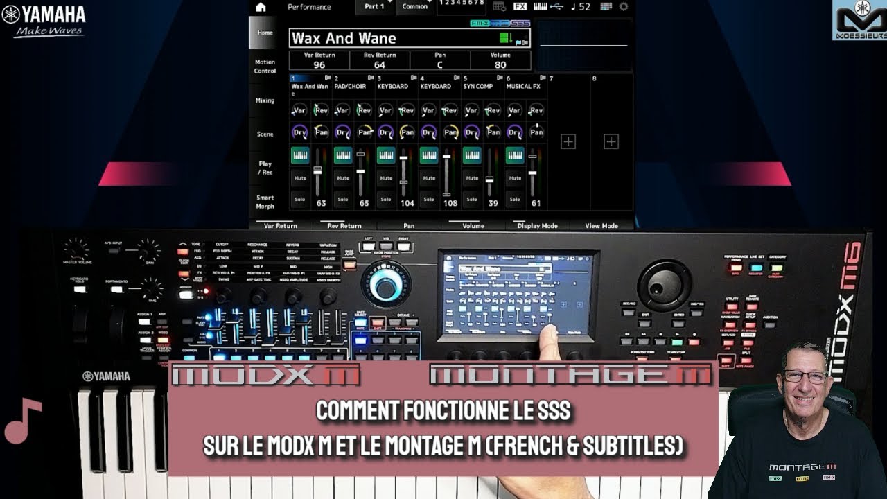 Comment fonctionne le SSS sur le MODX M et le Montage M - YouTube