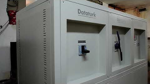 Dataturk- 2pcs 1000kVA Static Voltage Stabilizer