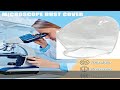 Microscope Dust Cover Fit Full Size Standard Microscopes, 20"L x 20"W - lensmeter Instruments Acces
