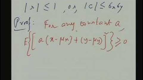 Lecture - 15 Correlation Covariance and Related Innver