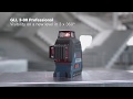 Visibility on a new level in 3 x 360  the new line laser bosch gll 380 professional
