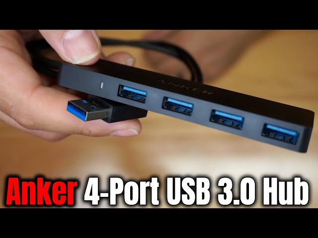 Anker 4 Port USB 3.0 Hub First Look