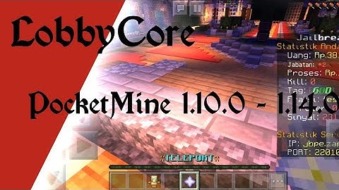 LobbyCore | PocketMine Plugin | Minecraft PE/BE 1.10.0 - 1.14.0 [Free Download]