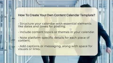 How To Create Your Own Content Calendar Template? - Everyday-Networking