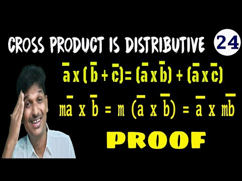 CROSS PRODUCT IS DISTRIBUTIVE OVER VECTOR ADDITION