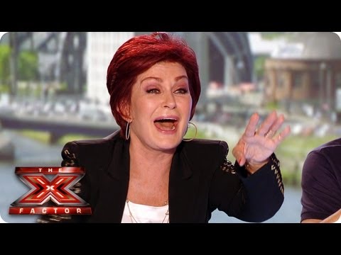 Sharon Osbourne gets the giggles - The X Factor UK 2013