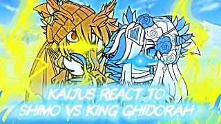 Kaijus React To Shimo VS King Ghidorah | Monsterverse | Animation @slick4785 