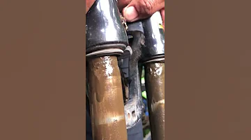 Remove Rusty Fork Suspension Bike