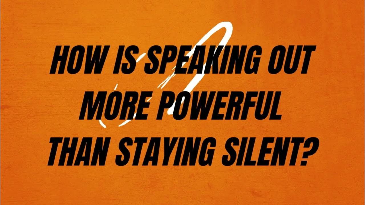 Silent No More YouTube