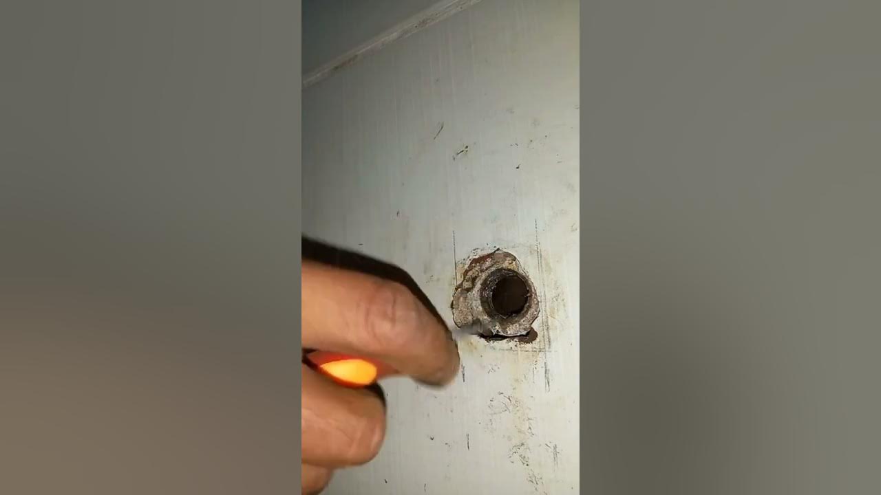 REMOVING BROKEN THREADED ANGLE VALVE.... YouTube