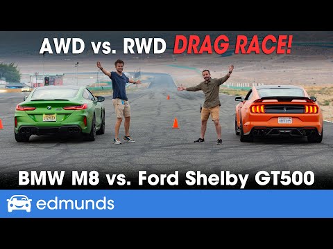 Drag Race! BMW M8 vs. Ford Shelby GT500 — Sport Coupe Drag Race — 0-60 Performance, Specs &amp; More