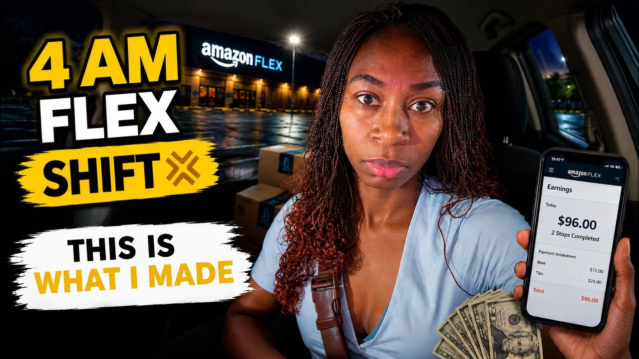 I Started Amazon Flex at 4AM… This Is What I Earned - Single Mom's Real ...