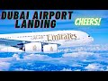 Emirates Airlines Landing at Dubai Airport | India Travel Dubai