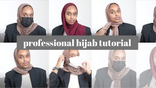Hijab Tutorial For Professionals | No Pins + Mask Friendly screenshot 4