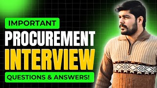 Procurement Interview Questions and Answers | Procurement Job Interview Questions and Answers