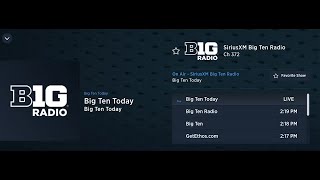 Hartleb on Sirius XM Big Ten Today 18