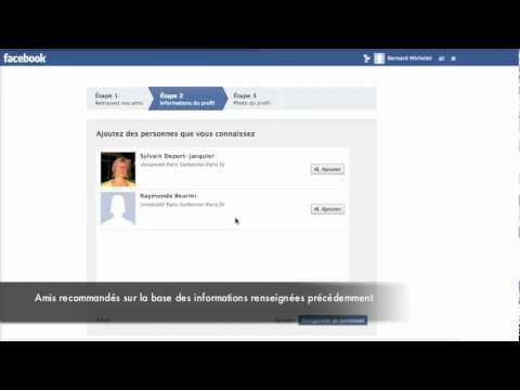 Création d'un compte Facebook, fonctionnement et paramètres