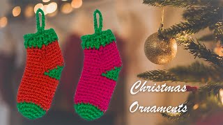 Crochet Christmas Stocking Pattern | Crochet traditional stocking | Beginner friendly tutorial