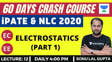 L12: Electrostatics (Part-1) | 60 Days Crash Course for NLC & PATE 2020 Exam (EC/EE) | Mr. Sonu Lal