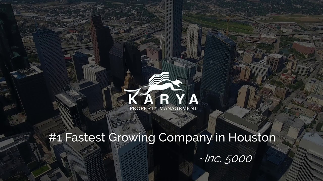 Fastest growing company in Houston Karya Property Management YouTube