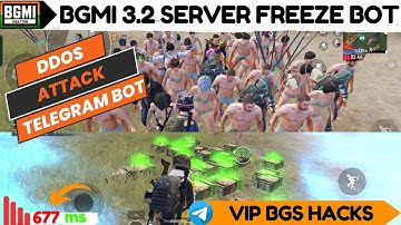 BGMI Server Freeze 💀 Hack | Bgmi Free Telegram Bot Link 🔗 Free Ddos script bgmi server hacker🔥