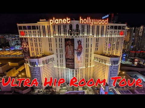 Planet Hollywood Las Vegas Room Tour - Ultra Hip King Walk Through and  Review 2022 