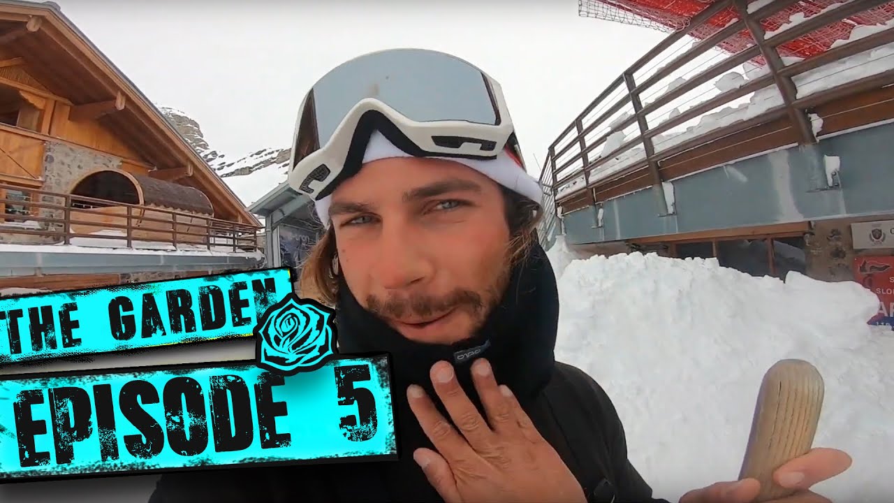 Ep.5: Nicholas Bridgman  davanti all' ufficio. The garden snowboard