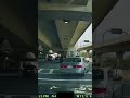 Crazy driver break checks over a honk 😱😱