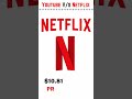 Netflix V/S YouTube 🎰 #shorts