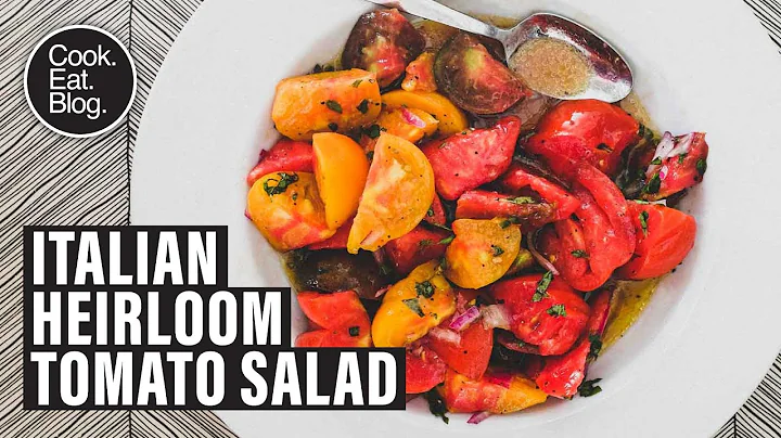How to make my simple and versatile Heirloom Tomato Salad