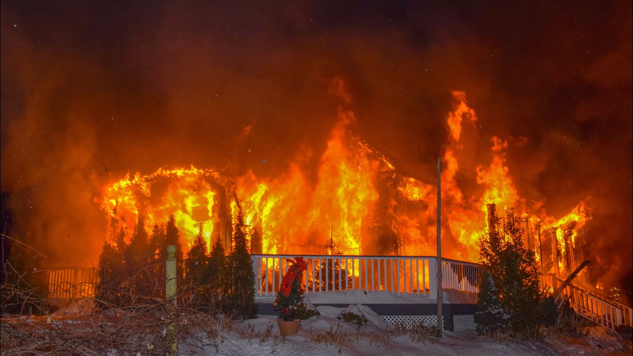 Breaking: House Destroyed By Fire (Huntington Station, NY)